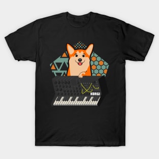 Funny Synthesizer corgi Lover T-Shirt